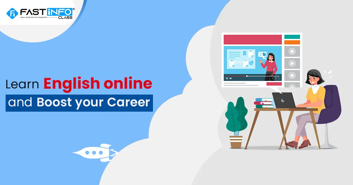 
                    Learn English online and boost your career